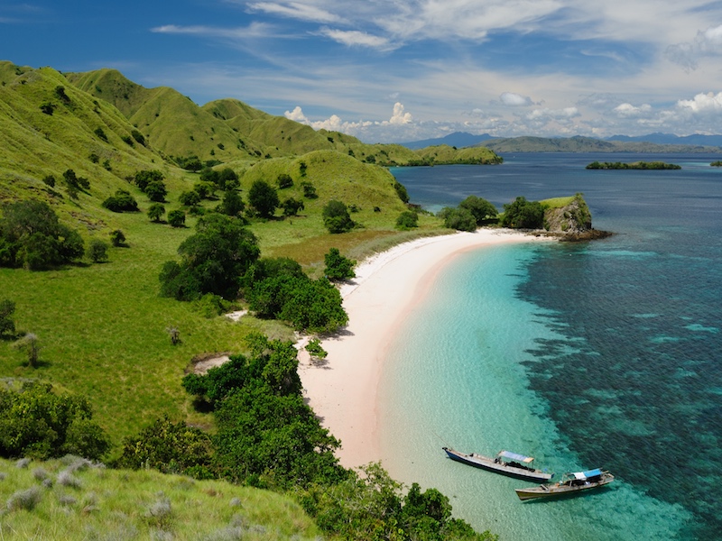 Pink beach