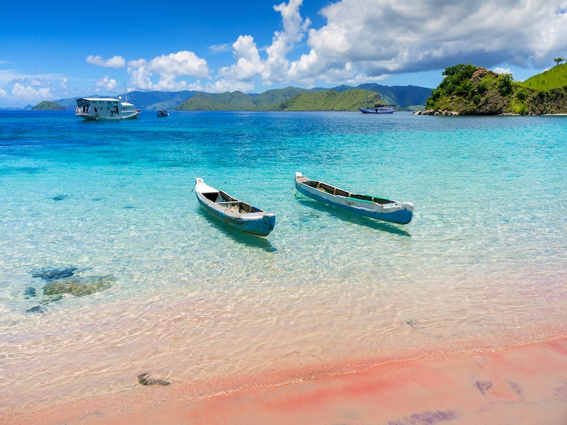 Pink beach